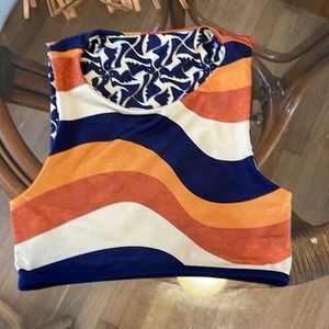 Reversible bikini top by The Seea. Very comfortable, good coverage and support.